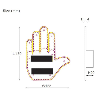 LUMIGESTURE™- LED HAND SIGN